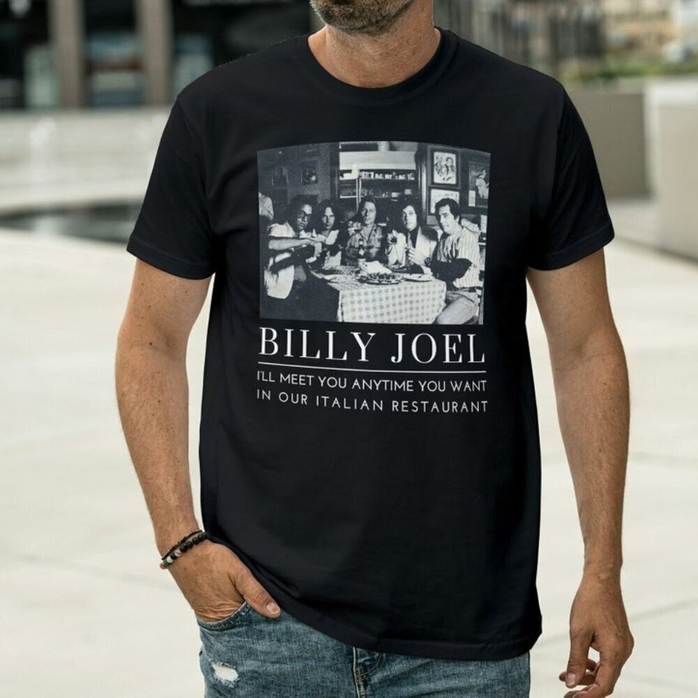 Billy Joel Scenes From An Italian Restaurant Music Retro T-Shirt